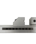 Precision Mini Drill Press Vise Clamp QKG63, side view, steel construction, for grinder machine and drill press use.