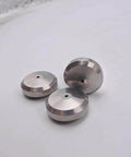 Seat seal discs, metal, 3pcs, round with center hole for waterjet cutting machine