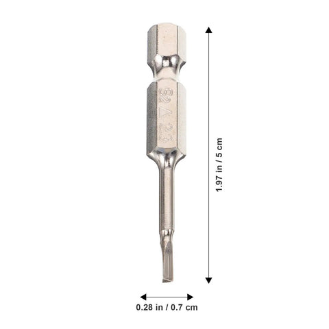 Top Rated 1 Set Triangle Screwdriver Bit Kit With Magnetic Precision Heads For Electric And Pneumatic Tools Perfect For AC Units, Computers, Dirt Bikes, And Chainsaws To Nail Any Tight Job Smoothly, 5 cm alloy steel bit