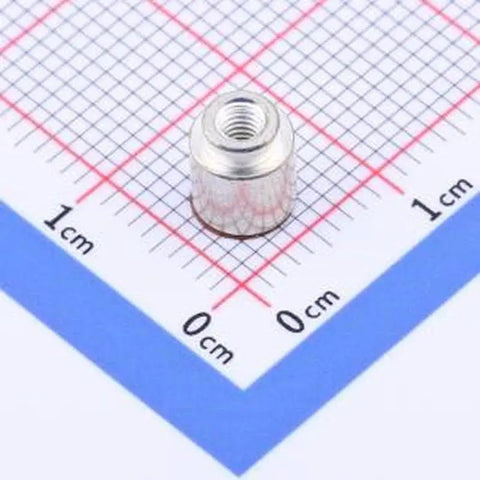 Real Deal Smd Round Nuts Surface Mount Spacers For Circuit Boards M2.5x5Mm Copper Tinned Pcb Hardware Easy Snap On Install Kit on grid
