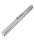 Built Tough Guide Type Pneumatic Rodless Cylinder Operating As A Straight Stroke Actuator For Badass Industrial Automation Builds Featuring Smooth Khaki Durability, 40mm steel body.