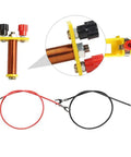 Two Pack Education Electromagnet And Electric Circuit Lab Kit showing copper coil and connecting wires for classroom experiments.