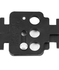 Heavy Duty Circuit Breaker Lockout Device With Multihole Design showing durable cold rolled steel material for easy energy isolation.