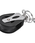 Sailboat Rigging Pulleys 316 Stainless Steel Nylon Sheave Block Head With 20mm Wheel, marine-grade, durable plain bearing design.