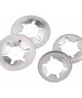 304 Stainless Steel Bearing Retaining Rings And Snap Rings Kit, 13 Sizes From 3mm To 12mm Inner Diameter, close-up view