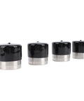 4 Pack Stainless Steel Boat Trailer Bearing Protector Caps With Dust Cover Dual Side Shielding 1.98 Inch Diameter Enhanced Guard