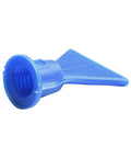 Caulking Finisher Kit With Silicone Nozzles 5 Flat Tips For Cartridge Caulking Tubes Easy Grip Blue Precision Sealant Tool, 1 nozzle