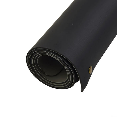 Noteflora anti-static ESD grounding mat, black, rolled 27.6 x 19.7 in with ground stud
