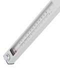 Water And Oil Tank Liquid Level Gauge With Thermometer Transparent Self Sealing Level Meter For Water Glycol And Mineral Oils Easy Install With Wide Compatibility 0.1 To 0.15 MPa, angled view