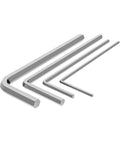 60 Piece Metric Allen Wrench Set 1.5 To 4mm Heat Treated Hex Key Tools For Precision Assembly And 3D Printer Maintenance Compact Hand Tool Kit For Home Workshop DIY Projects Plus Extra Bits Included, four hex keys