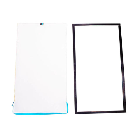 16x20x1 Air Filter For AC HVAC Furnace Systems, Machine Washable And Dryer Friendly, MREV 8 Plus Reusable Protection Filters displayed flat