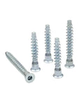 1000Pcs Hex Socket Countersunk Head Furniture Confirmat Screws For Wood DIY Knock Down Connectors M6x40mm Heavy Duty Steel Fasteners