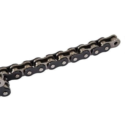 Close-up of 428 chain from Drive Chain And Sprocket Kit For Yamaha TT R125 L Series 428 Chain 13 Tooth Front And 54 Tooth Rear