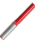 Must-Kill 1/2 Inch Shank Flush Trim Router Bit For Woodworking Pros, heavy duty alloy milling cutter with red handle.