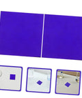 2 Pack Cobalt Glass Sheets For Flame Color Demos And Metal Ion Tests 5 By 5 Centimeter Heat Resistant Lab Replacement
