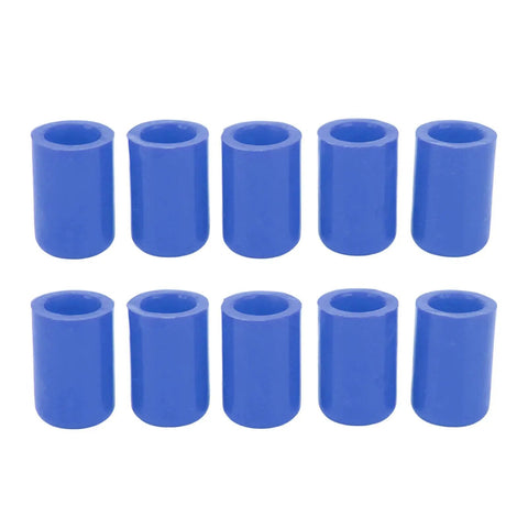 Ten Piece Silicone Vacuum Hose Cap Kit 16mm Inner Diameter End Plugs For Car Intake Lines Oil And Vent Tubes Reusable Blue Covers