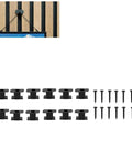 12 Pack Slat Wall Adjustable Picture Hooks With Screws for Acoustic Panels and Wood Slat Walls Ideal For Hanging Artwork