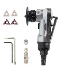 Yklp Mini Pneumatic Chamfering Machine Portable Handheld 45 Degree Arc Air Beveler With 1/4 Inch Inlet, tools and accessories included.