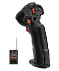 DS-4A 4 Channel 2.4G RC Radio Transmitter And F-04A Receiver Kit for RC cars, with one-handed remote and FHSS stable signal.
