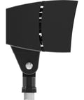 Future Flood 18W 5000K LED Flood Light side view showing durable black casing and adjustable mount, ultra efficient replacement for 70W metal halide.