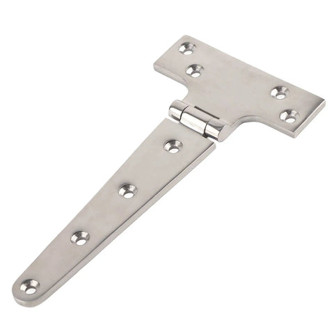 316 Stainless Steel Marine T Hinge With Mirror Polished Finish, Corrosion Resistant for cabinet doors, 52x5cm, outdoor hardware