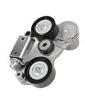 Heavy Duty Drive Belt Tensioner Kit Replaces 12663047 For Chevy Impala 2008 To 2014 Models Restores Engine Belt Tension To Get You Back On The Road Running Smooth As Silk For Many Miles Ahead With Premium Reliability. silver metal serpentine belt tensioner kit with pulleys