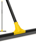Heavy Duty Floor Squeegee Broom Workhorse With 18 Inch Rubber Blade And 60 Inch Long Handle For Streak Free Cleaning On Glass Tile Shower Doors Windows Garage Concrete Deck And More.