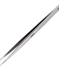 Upgraded Professional Pointed Precision Tweezers In High End Stainless Steel With Hand Polished Tips Rust Proof And Waterproof Sandblasted Finish For Ultra Accurate Grabs In Beauty Electronics Crafts And Hobby Projects, silver pointed tip