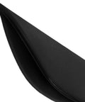 Close-up of Six Pack Black Semicircle Push Pull Handles With Self Adhesive Edge Tabs for Cabinets Drawers Wardrobes and Furniture