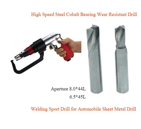 Garage Favorite Pneumatic Spot Weld Drill For Auto Body Work Hella Reliable Heavy Duty Power 8mm Chuck Clears Stuck Studs Fast On Sheet Metal With 360 Degree Rotation