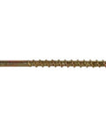 Killer Grip All Purpose Wood Screws 10 X 3.5 Inch Yellow Zinc Plated for woodworking, showing single screw with Phillips head.