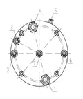 Water Cooled Spindle Motor Packing Kickass Power With ISO20 Taper And 30000 RPM For CNC Router Machined diagram view with detailed labels.