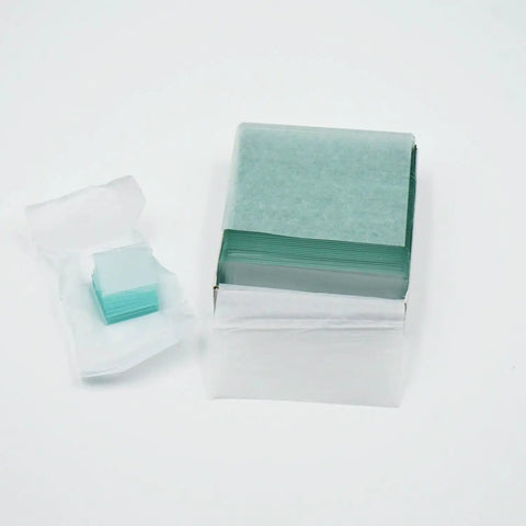 Pre Cleaned Microscope Slides And Cover Slips Set With 72 Blank Glass Slides 1 X 3 X 0.04 In And 100 22mm X 22mm Square Cover Glass Slips For Education Lab Work Optical Grade Glass Ready To Use, stacked in box