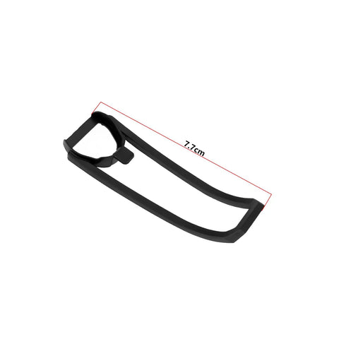 Single black propeller guard from 8Pcs Drone Propeller Guards Pro Kit For Z908 Pro Quadcopter 7.7cm, showing dimensions.