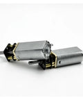 Premium DC Gear Motor With Smooth Low Rpm Reduction And Full Metal Housing Built Like A Tank For Robotics Mods Smart Car Builds And Diy Projects That Truly Deliver The Goods, showcasing metal housing and gears.