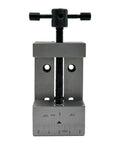 Front view of Mini 2 Inch Steel Vise For Precision Workholding In Machining And Engineering Compact 50 Mm Jaw Vise Built Tough From Tool Steel