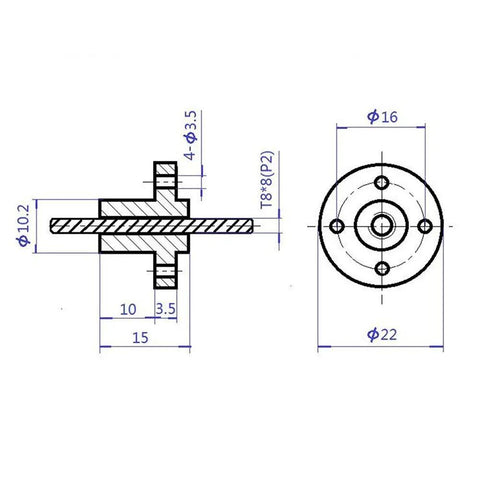 Heavy Duty T8 Lead Screw Kit With Linear Guide Rail And Tough Aluminum Carriage Blocks For Smooth 3D Printer CNC Machine Upgrades No Sweat Assembly Rock Solid Build Quality 16 Piece Set Precision Ground Threads