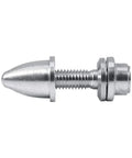 Side view of an aluminum bullet propeller adapter, part of 4 Pack Aluminum Bullet Propeller Adapters For RC Airplane Adapts 3.17mm Motor Shafts To 5mm