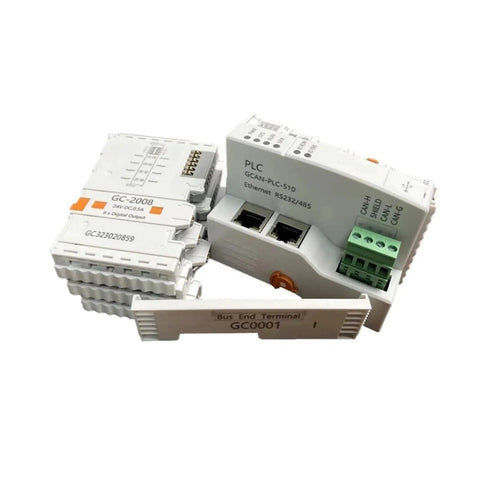 GCAN PLC 511 Programmable Logic Controller For Industrial Automation And Manipulator Motion Control showing compact design and connections.