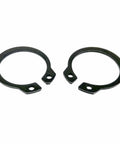 900-Piece All-In-One External Snap Ring Kit 5-20mm C Type Circlips Stainless Steel Black 65Mn GB894 Retaining Clips close up