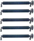 Plug And Play Roller Transfer Kit With Gear Bearings And Bushing For ZD Series 3D Printers ZD888 ZD230 ZD220T ZD888D ZD220D ZD220 ZD888T Direct Replacement, five rollers