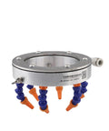 Adjustable Cooling Ring Mist Nozzle for CNC Milling and Engraving, Pro Grade Coolant Spray System With Six Water Pipes, 135mm Ring