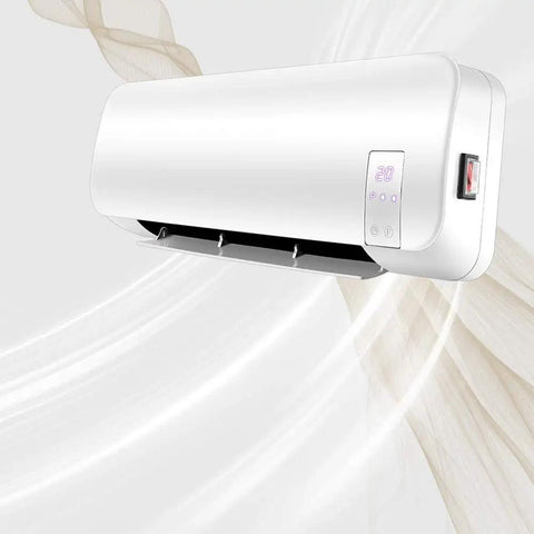 2000W Electric Space Heater Packed With PTC Ceramic Core And Smart Remote Timer For Bathrooms Or Bedrooms, sleek design with digital display.