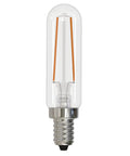 Lit LED Filament T6 Light Bulbs 25 Pack For Chandeliers, Pendants And Sconces, 3000K Soft White, E12 Candelabra Base