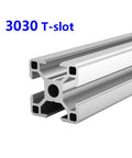 Heavy Duty 2080 T Slot Aluminum Profile Extrusion Linear Rail For Cnc Rigs And 3D Printer Frames showing a close-up of the aluminum profile cross-section.