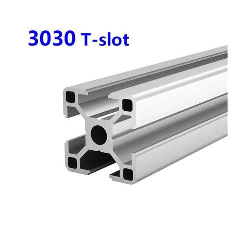 Heavy Duty 2080 T Slot Aluminum Profile Extrusion Linear Rail For Cnc Rigs And 3D Printer Frames showing a close-up of the aluminum profile cross-section.