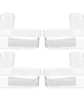 4 Pack PVC Desk Corner Protectors With Adhesive Soft Edge Guards For Desks And Tables To Prevent Bumps And Bruises, Nearly Invisible