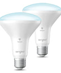 BR30 Smart Flood Light Bulbs With WiFi No Hub Needed 650 Lumen Daylight 60W Equivalent E26 Base Works With Alexa And Google Assistant