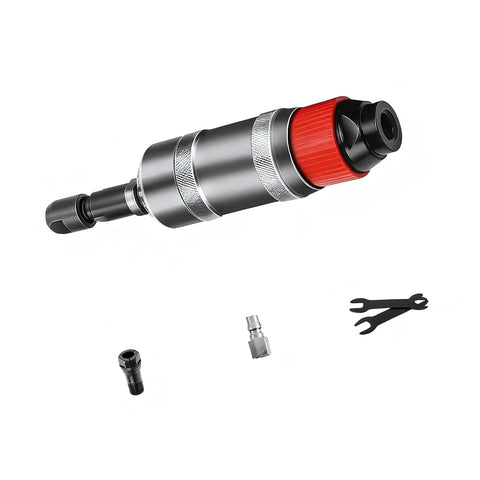 Built Tough Air Die Grinder With Antislip Handle 24000 Rpm Pneumatic Power Tool For Mechanics Auto Detailing and Fine Finish Work with attachments.
