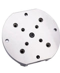 High Precision Cnc Self Centering Vise With Quick Change Base and Wide Jaw Opening for Heavy Duty Milling base plate with multiple fastening holes.